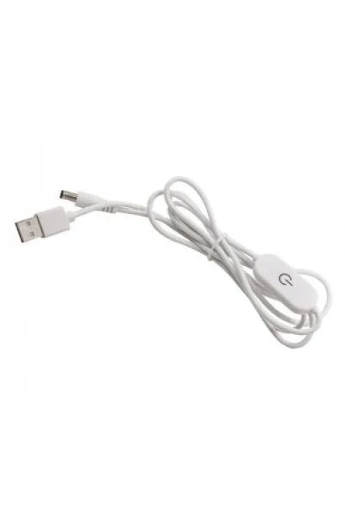 USB - 5.5x2.5mm Dokunmatik On-Off 150cm Anahtarlı Dönüştürücü Kablo