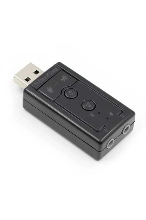 USB 7.1 Kanal Kulaklık + Mikrofon Ses Kartı