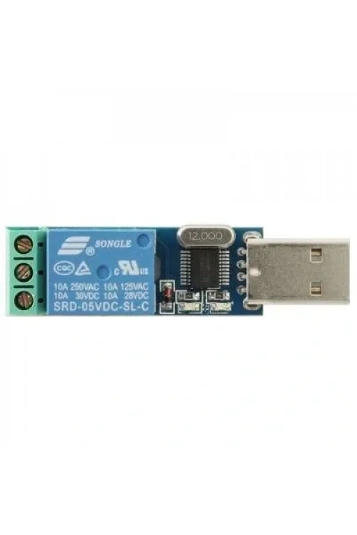 USB Röle Modülü 5V Tek Kanal LCUS-1