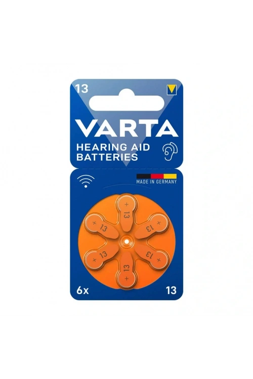 Varta 13 No Kulaklık ve İşitme Cihazları Pili 6lı Paket