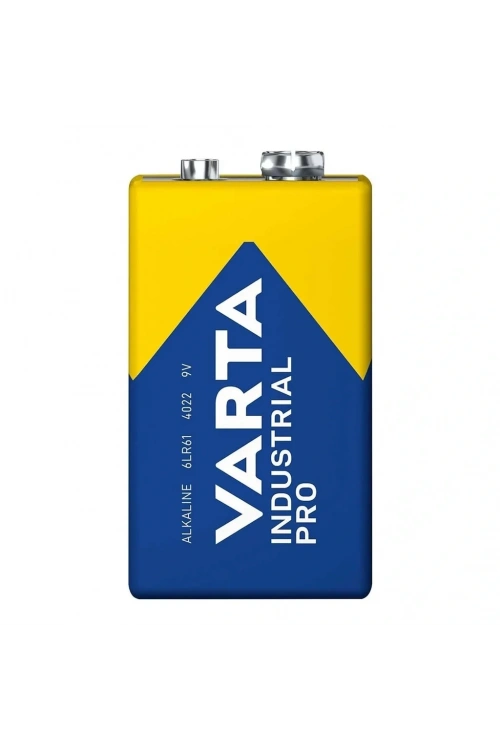 Varta 4022 Industrial 9V Pro Alkalin Pil