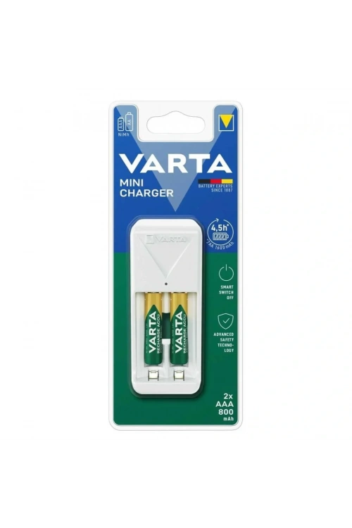 Varta 57656 Mini Pil Şarj Cihazı 2x800mAh (Pilli)
