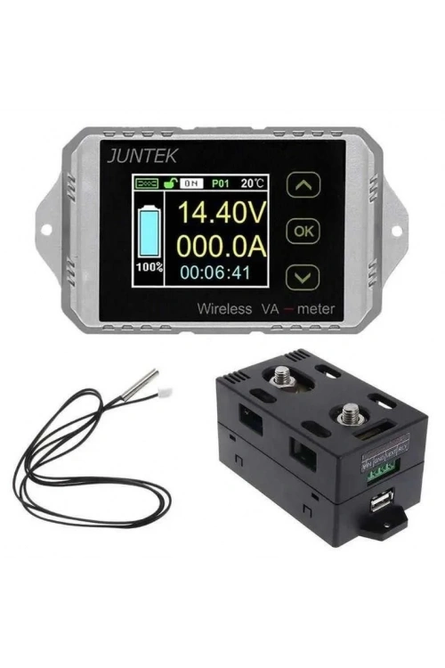 VAT1300 100V 300A Kablosuz Voltmetre Ampermetre - Kapasite Ölçer