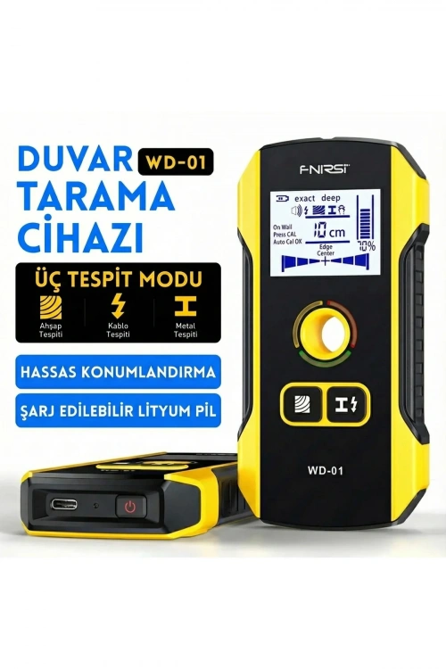 WD-01 Metal Dedektörü Duvar Tarayıcı