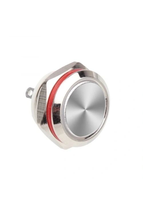 WD12C1-Pin-P1 12mm Düz Yaylı Metal Buton