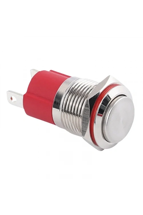WD16D-G1 16mm Çıkık Yaylı Metal Buton