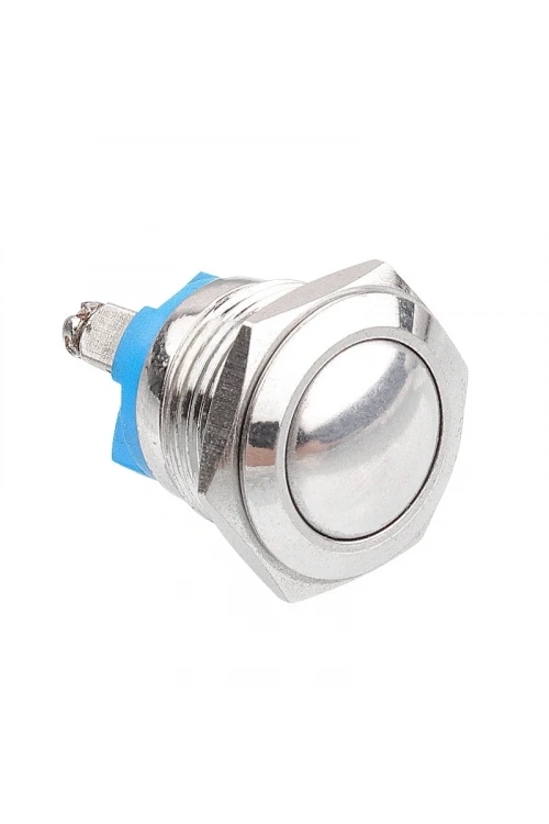 WD16H-Q0 16mm Bombeli Yaylı Metal Buton