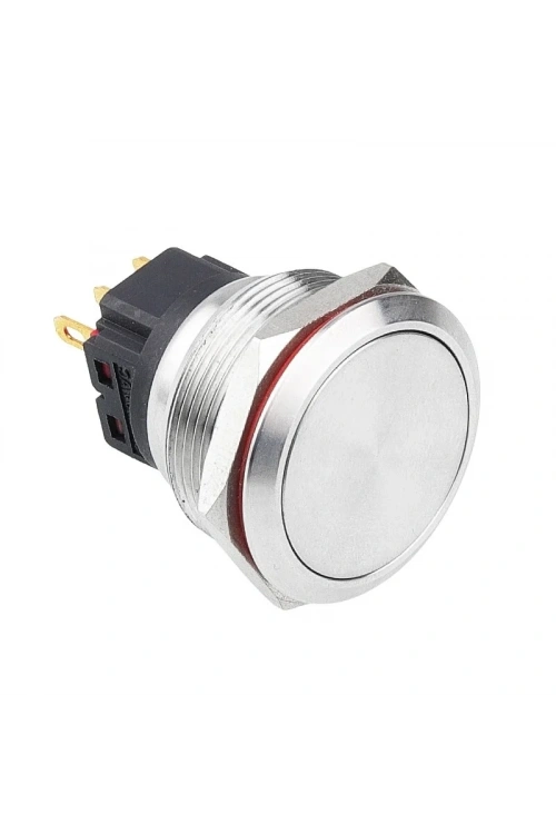 WD25B-P1Z 25mm Düz Anahtarlı Metal Buton
