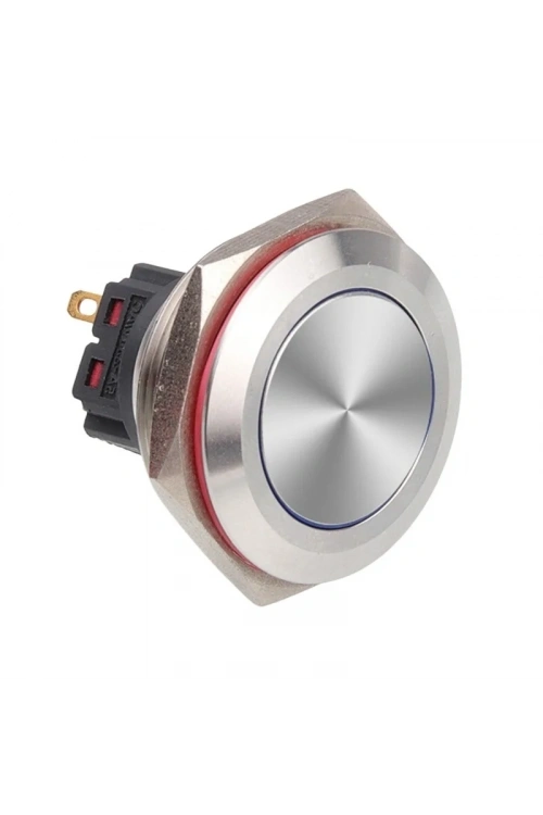 WD30B-P1 30mm Düz Yaylı Metal Buton