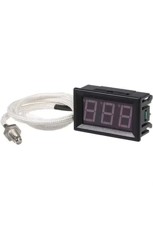 XH-B310 12V K tipi M6 Termokupl Dijital Termometre - Kırmızı