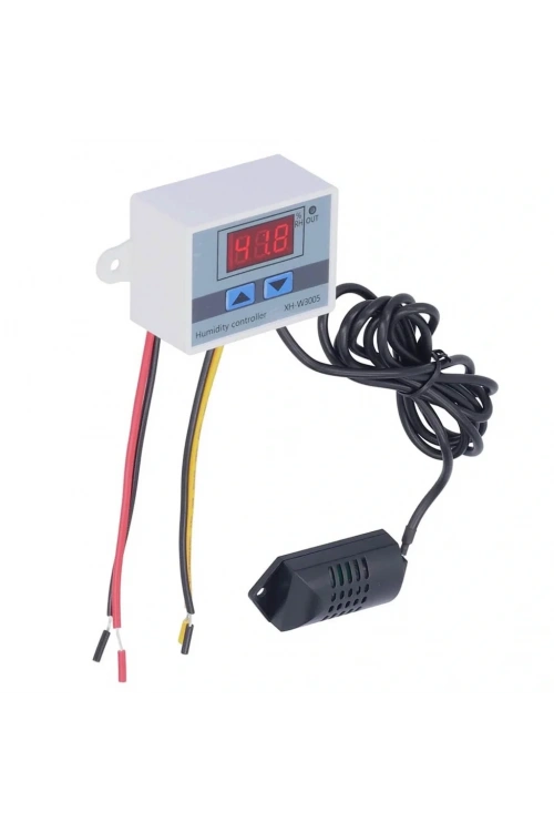 XH-W3005 Dijital Nem Kontrol Cihazı Kuluçka Termostat 12V 120W