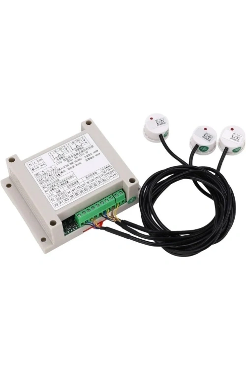XKC-C352-3P Röle Çıkışlı Temassız Su Seviyesi Kontrol Modülü - XCK-Y25-V Sensörlü