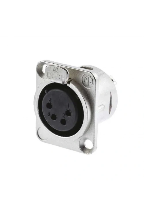 XLR Konnektör Panel Tipi Dişi - 4 Pin