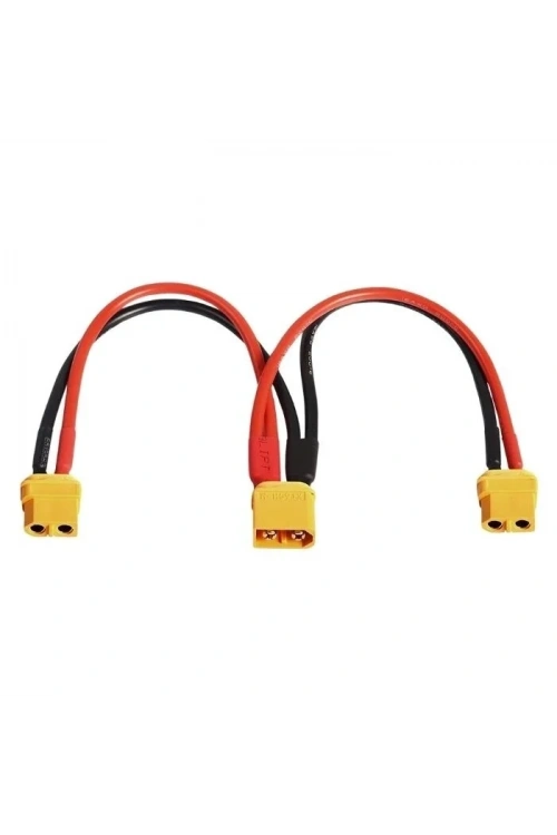 XT60 1 Erkek - 2 Dişi Y Splitter Paralel Dönüştürücü Kablo 20cm