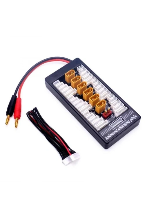 XT60 LiPo Paralel Şarj Kartı (Banana Beslemeli)