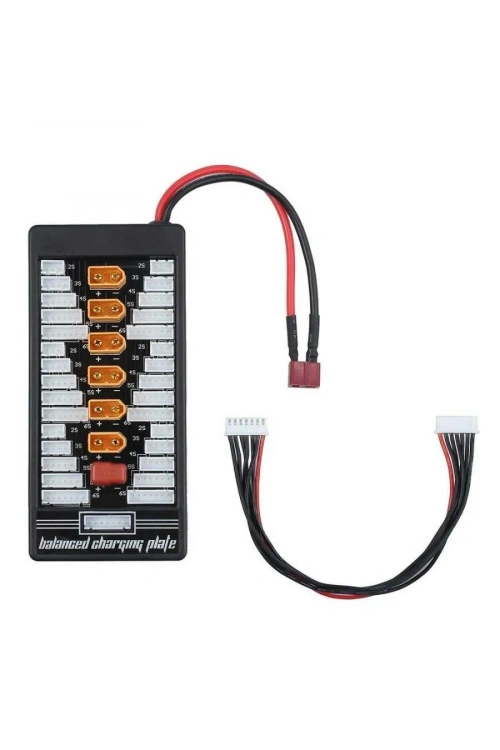 XT60 LiPo Paralel Şarj Kartı (T-Plug Beslemeli)