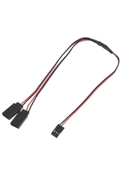 Y Tipi Servo Kablosu 30cm - 1JR Erkek 2 Futaba Dişi
