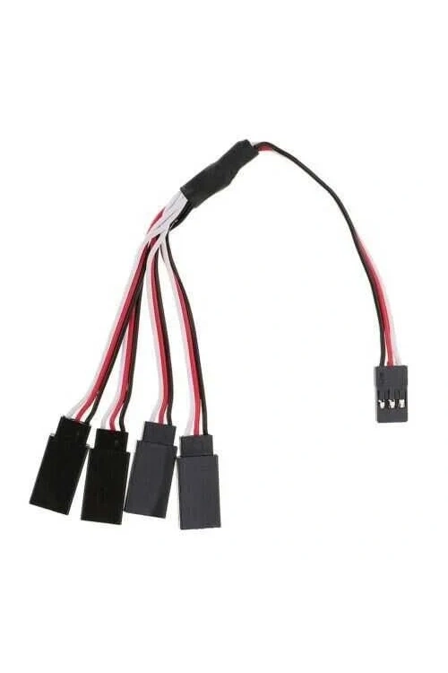 Y Tipi Servo Kablosu 30cm - 1JR Erkek 4 Futaba Dişi
