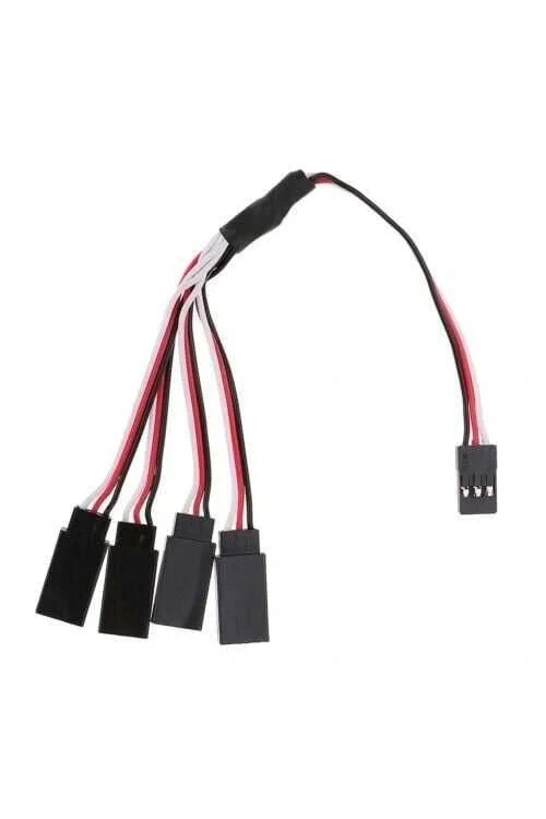 Y Tipi Servo Kablosu 60cm - 1JR Erkek 4 Futaba Dişi