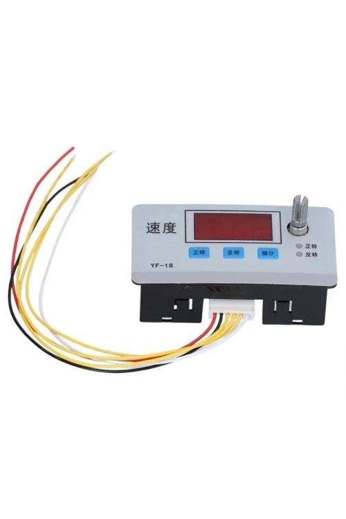 YF-18 Dijital Göstergeli Step Motor Hız Kontrol Cihazı 8-24V DC