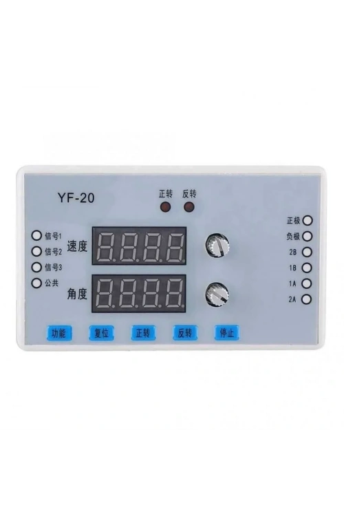 YF-20 Göstergeli Step Motor Hız Kontrol Cihazı 7-30V DC