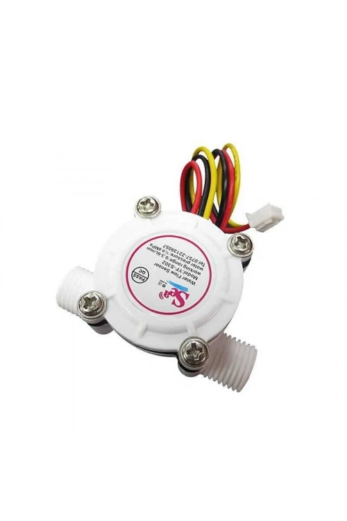 YF-S302 3.5-24V Su Akış Sensörü (Deniz) Debimetre G1/4 0.3-6L/Dk