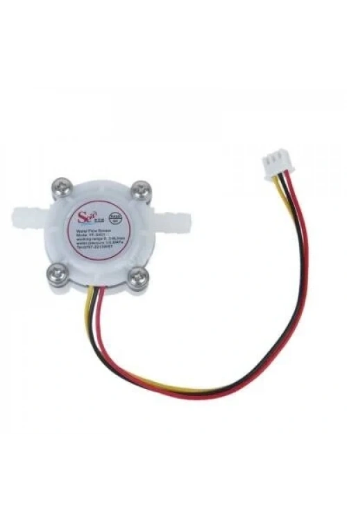 YF-S401 5-12V 2mm Su Akış Sensörü (Deniz) Debimetre 0.3-6L/Dk