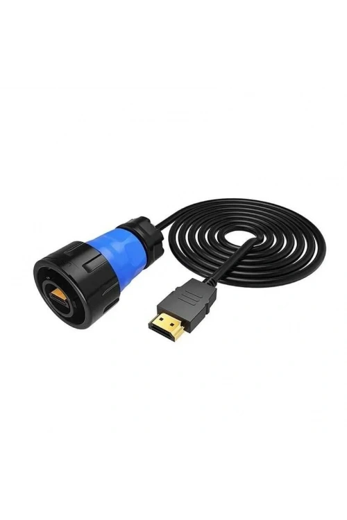 YM24-HDMI-MP-MP-3M-001 Su Geçirmez HDMI Konnektör - Erkek