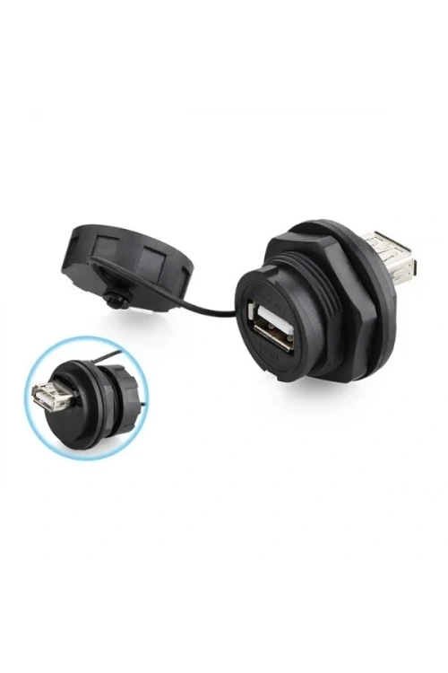 YU-USB2-JSX-01-001 Su Geçirmez USB Konnektör - Dişi