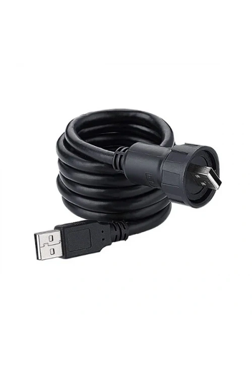 YU-USB2-MP-MP-1M-001 Su Geçirmez Erkek-Erkek USB Konnektör - 1M Kablo