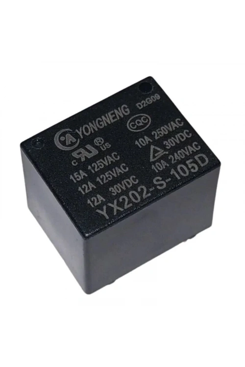 YX202-S-105D 5V 10A Röle 5-Pin