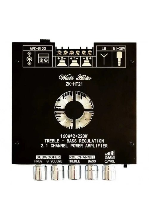 ZK-HT21 2x160W + 220W Bluetooth 5.0 2.1 Kanal Amfi Modülü TDA7498E