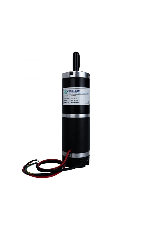 ZYT52RA 24V 5.8Rpm Planet Redüktörlü Encoderli Motor