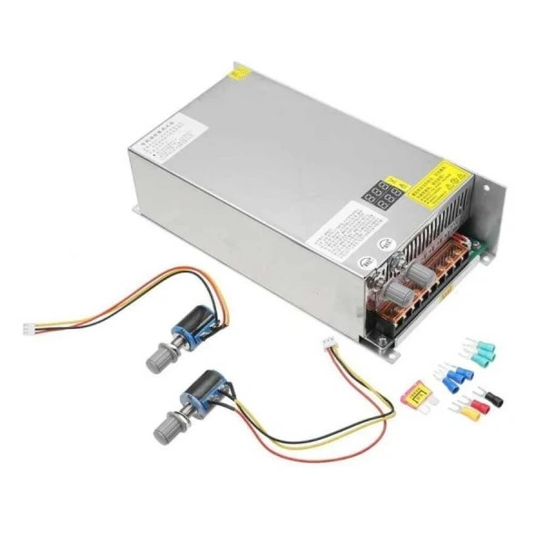 0-220V 5A 1000W Dijital Ayarlı Metal Kasa Güç Kaynağı
