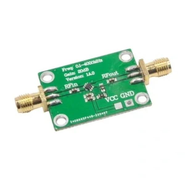 0.1-4000MHz 20dB Gain RF Geniş Bant Amplifikatör Modülü