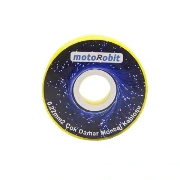 0.22 mm2 Kırmızı Çok Damar Montaj Kablosu - 10 Metre