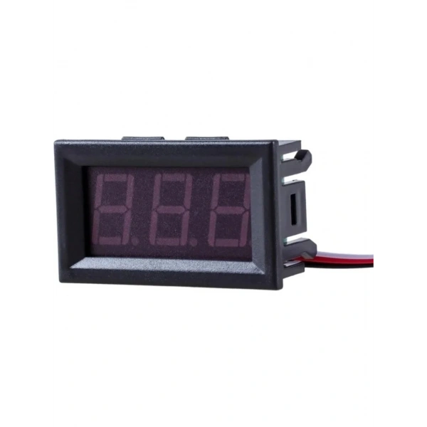 0.56” DC 0–30V Dijital Voltmetre Panel Tip (Kırmızı, 3 Telli)