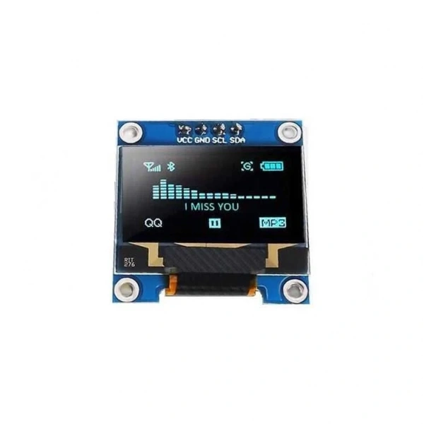 0.96 128x64 Oled Grafik Lcd Ekran - Mavi