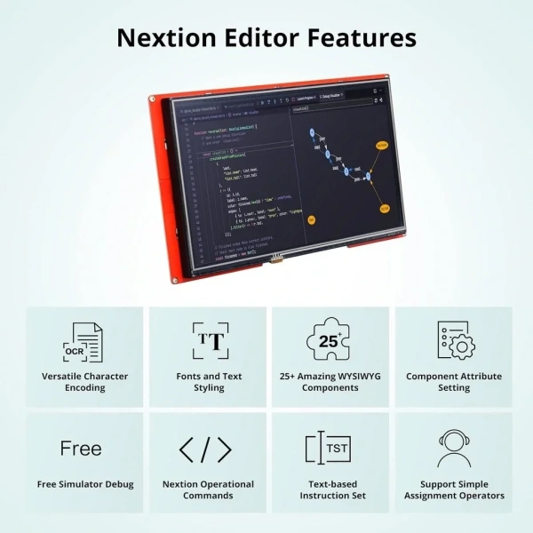 10.1 Inch Nextion Dokunmatik NX1060P101-011R-I