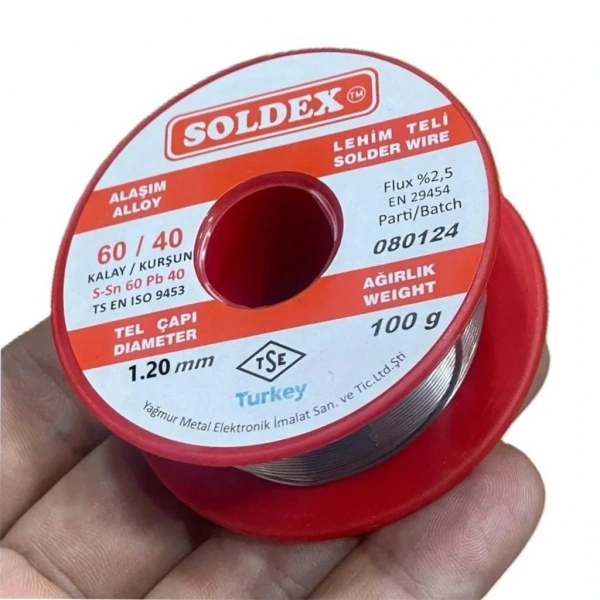 1.2mm 100 gr Soldex Lehim Teli