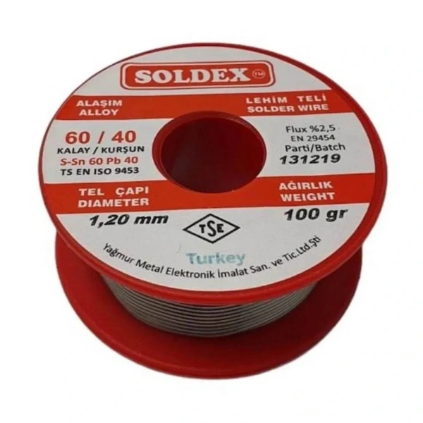 1.2mm 200 gr Soldex Lehim Teli