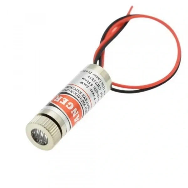 12mm 650nm 5mw Kırmızı Çapraz Kafalı Lazer