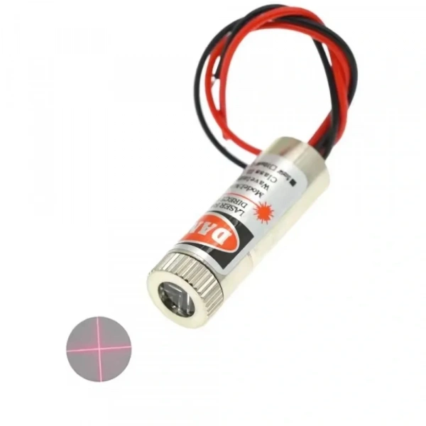 12mm 650nm 5mw Kırmızı Çapraz Kafalı Lazer