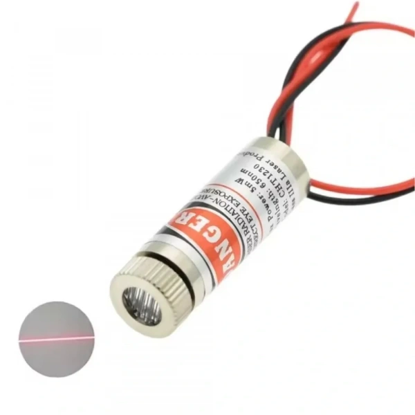 12mm 650nm 5mw Kırmızı Çizgi Kafalı Lazer