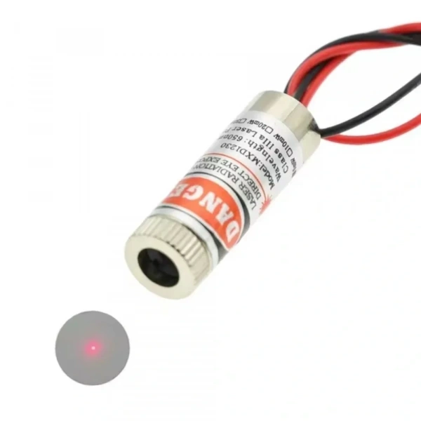 12mm 650nm 5mw Kırmızı Nokta Kafalı Lazer