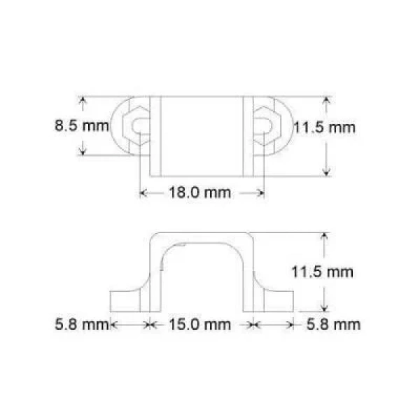 12mm Motor Tutucu Kısa