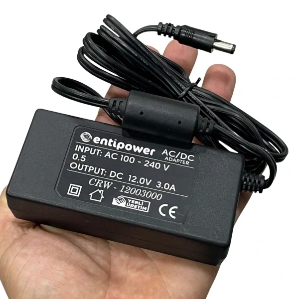 12V 3A AC-DC Adaptör Priz Tipi