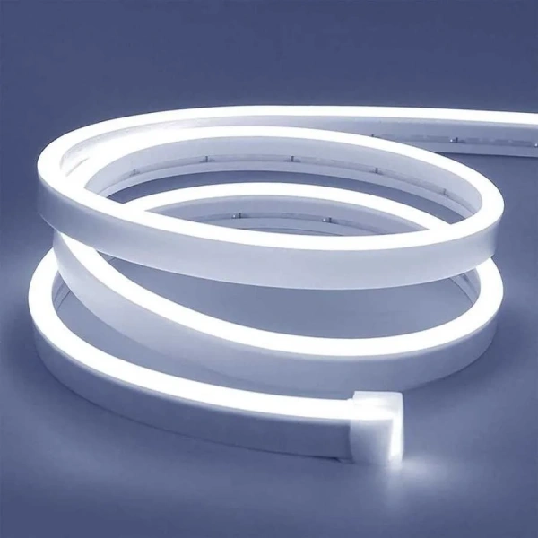 12V Esnek Neon Şerit Led 5 Metre - Beyaz