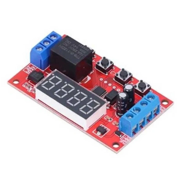 12V Zaman Ayarlı Röle Modülü 32 Modlu