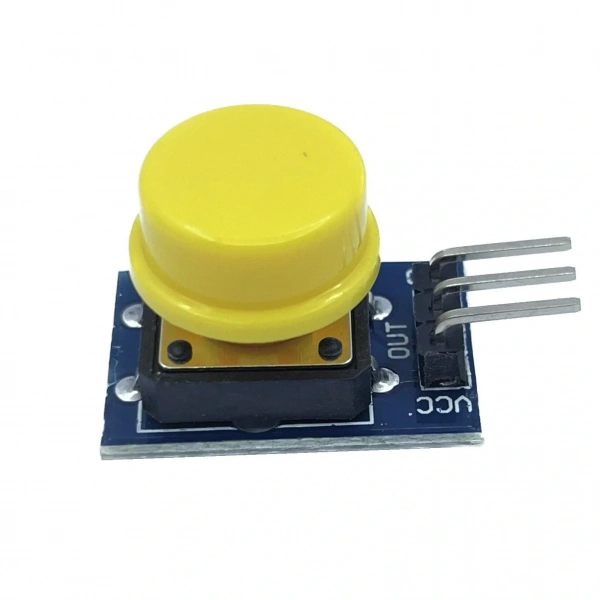 12x12mm Push Buton Switch Modül Sarı Kapak 1 Adet